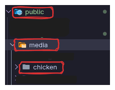 Public folder layout